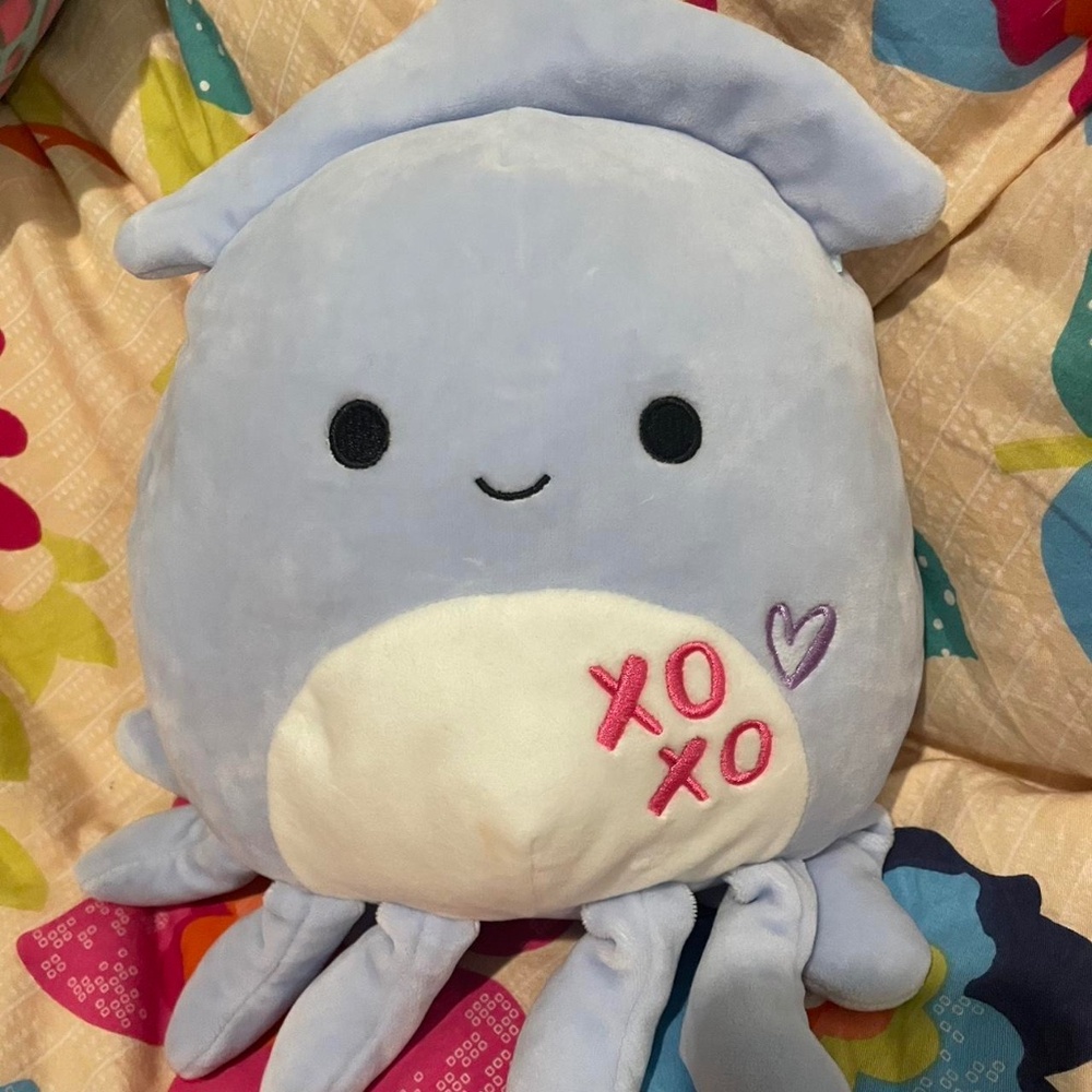 8 inch squid squishmallow no tags